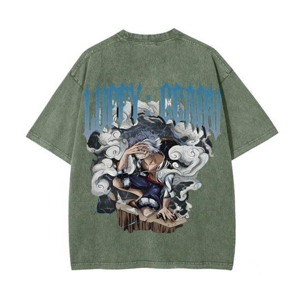 Luffy Vintage Oversized T-Shirt | One Piece-Teegamechanger