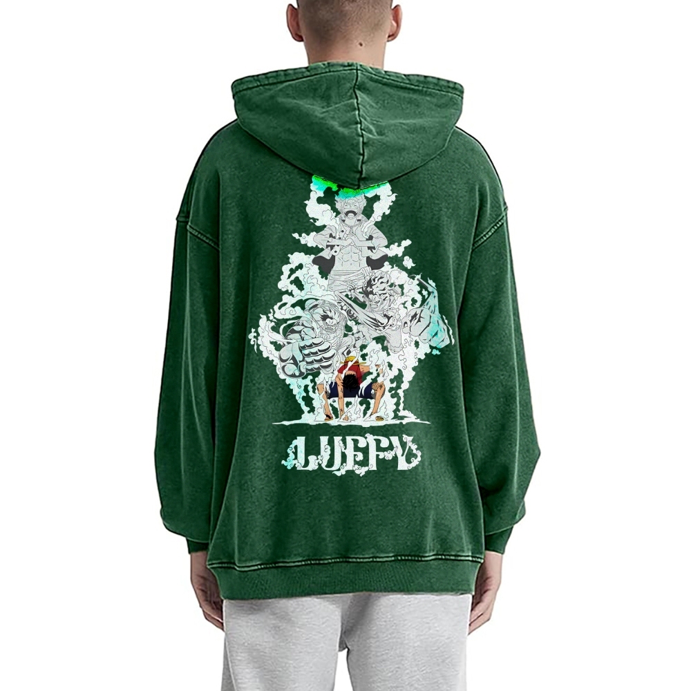 Luffy Vintage Hoodies  | One Piece-Teegamechanger