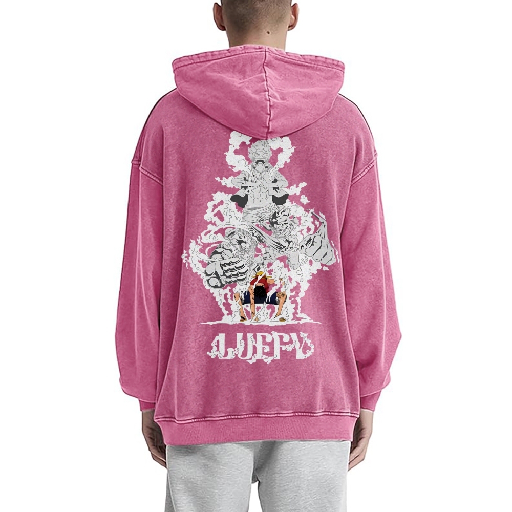 Luffy Vintage Hoodies | One Piece-Teegamechanger