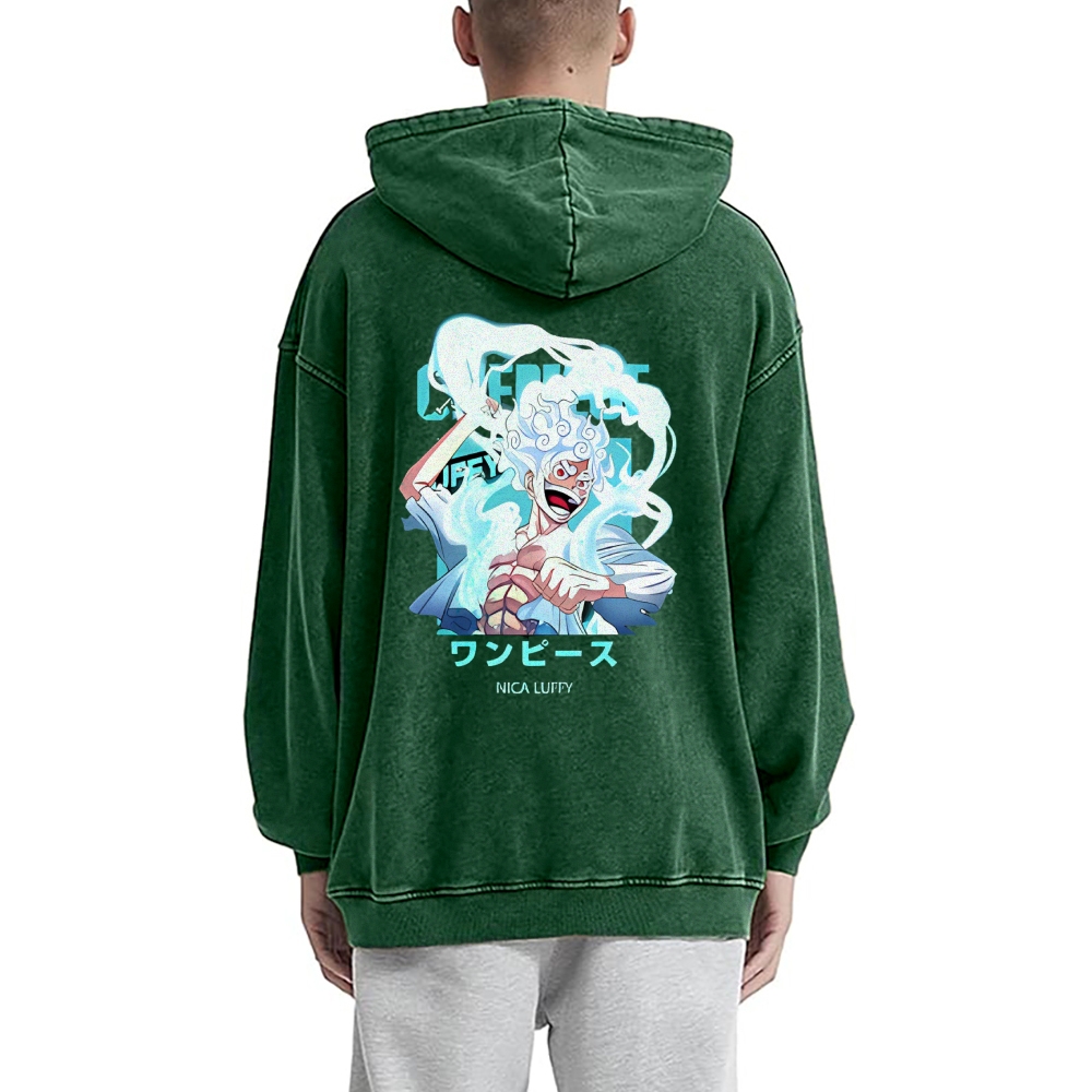 Luffy Vintage Hoodies  | One Piece-Teegamechanger