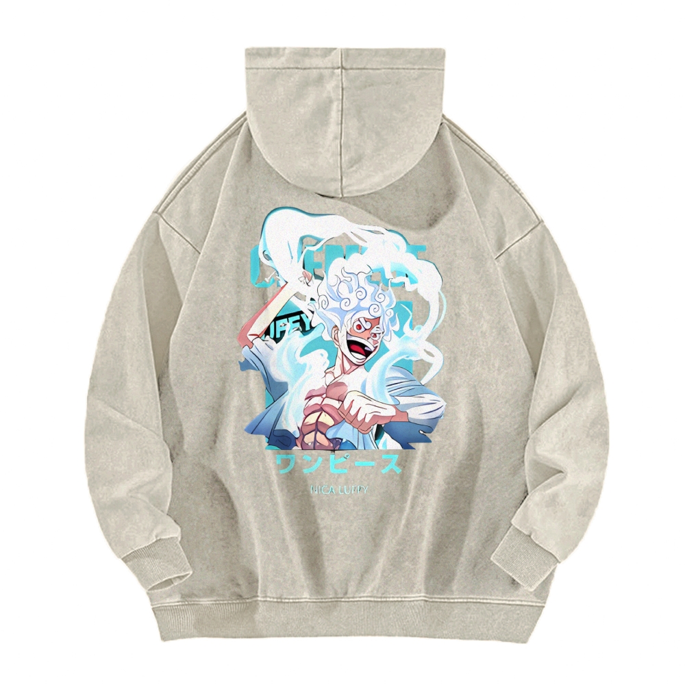 Luffy Vintage Hoodies  | One Piece-Teegamechanger