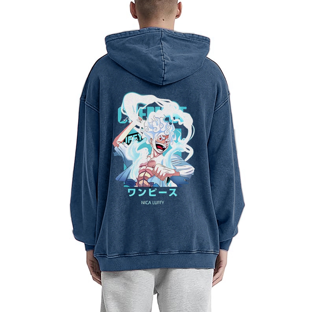 Luffy Vintage Hoodies  | One Piece-Teegamechanger