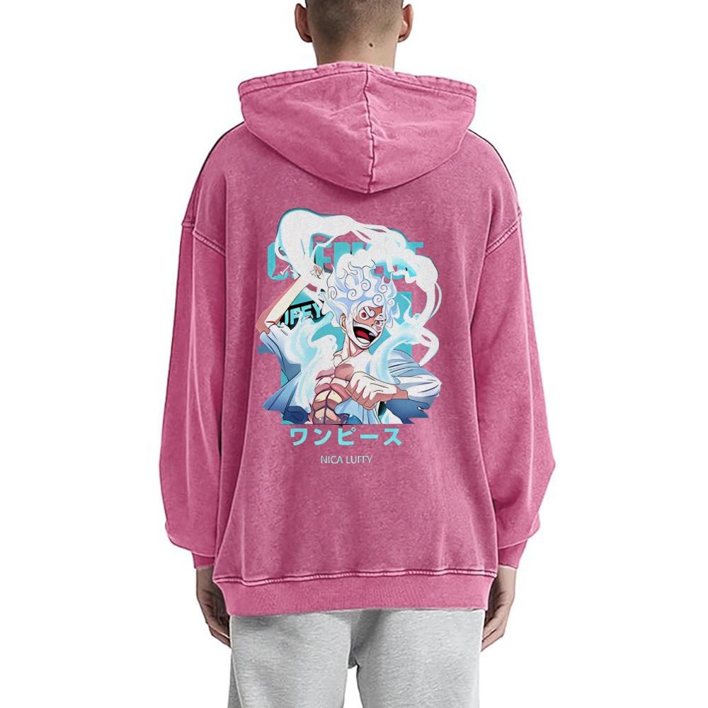 Luffy Vintage Hoodies  | One Piece-Teegamechanger