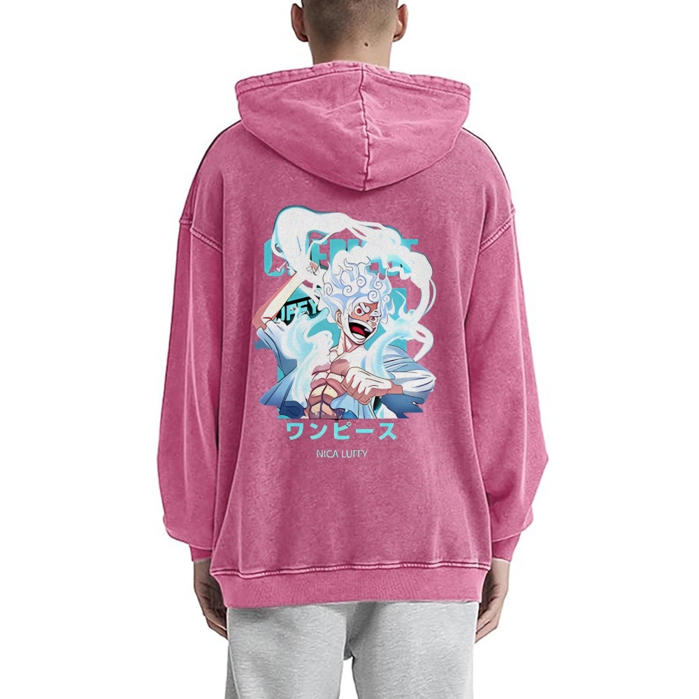 Luffy Vintage Hoodies  | One Piece-Teegamechanger