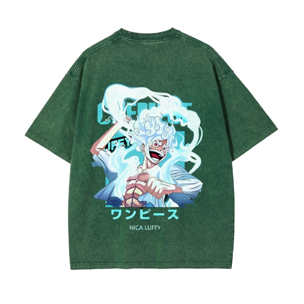 Luffy Vintage Oversized T-Shirt | One Piece-Teegamechanger