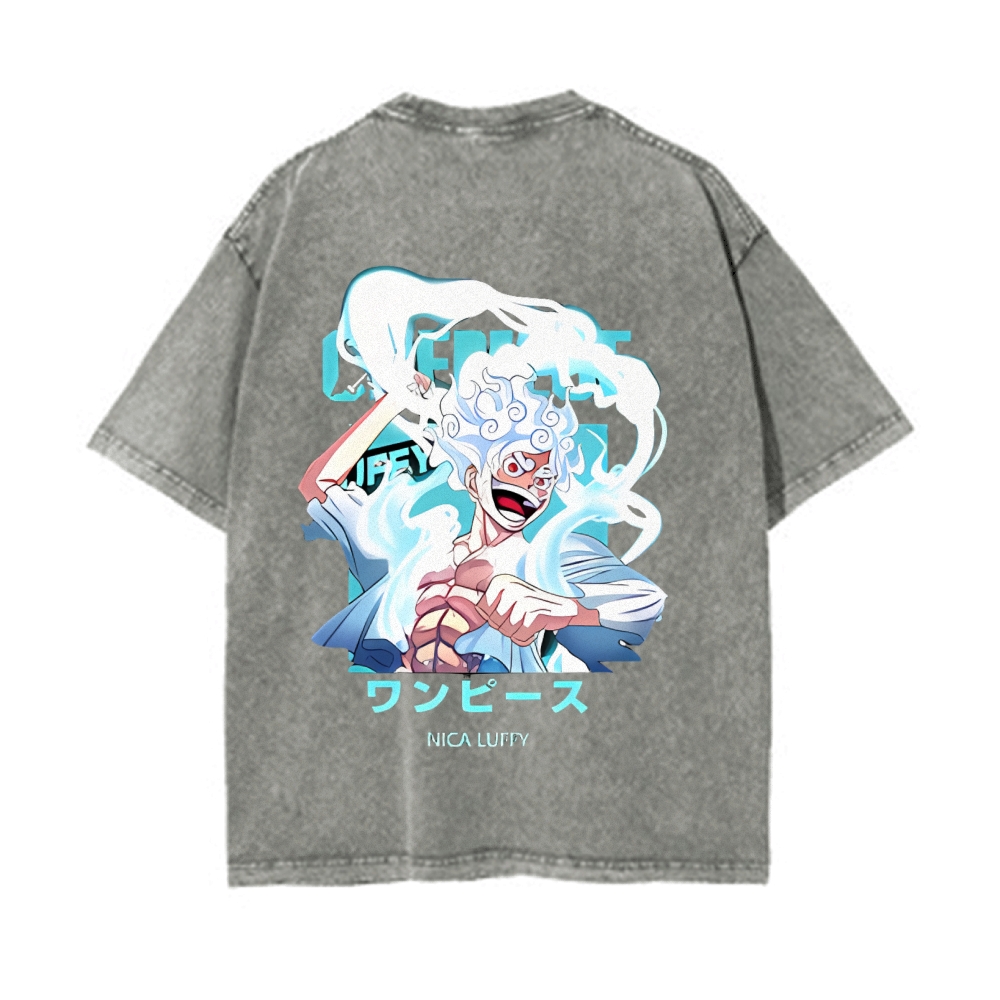 Luffy Vintage Oversized T-Shirt | One Piece-Teegamechanger