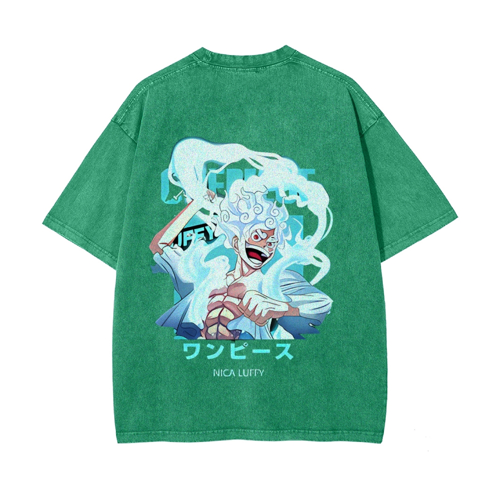 Luffy Vintage Oversized T-Shirt | One Piece-Teegamechanger