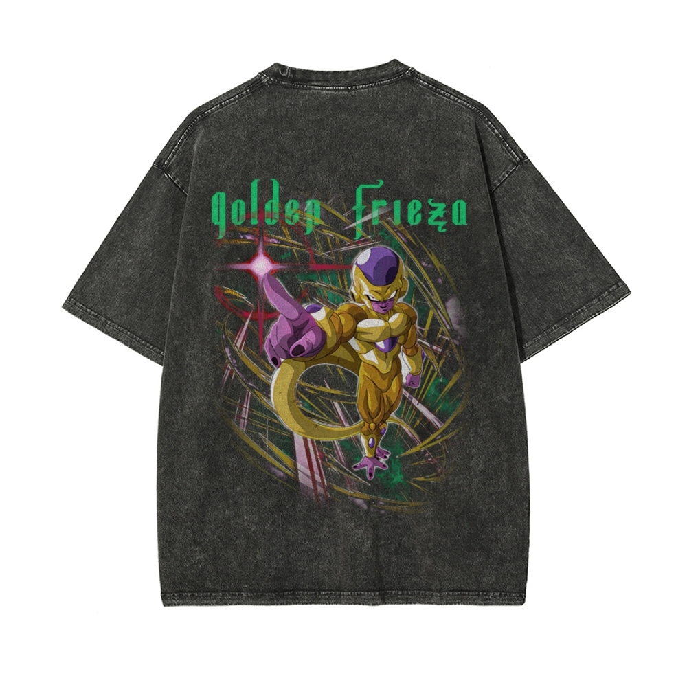 Golden Frieza Vintage Oversized T-Shirt | Dragon Ball Super-Teegamechanger
