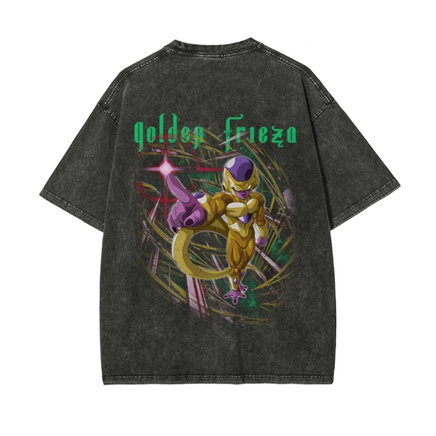 Golden Frieza Vintage Oversized T-Shirt | Dragon Ball Super-Teegamechanger