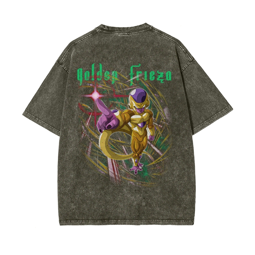 Golden Frieza Vintage Oversized T-Shirt | Dragon Ball Super-Teegamechanger