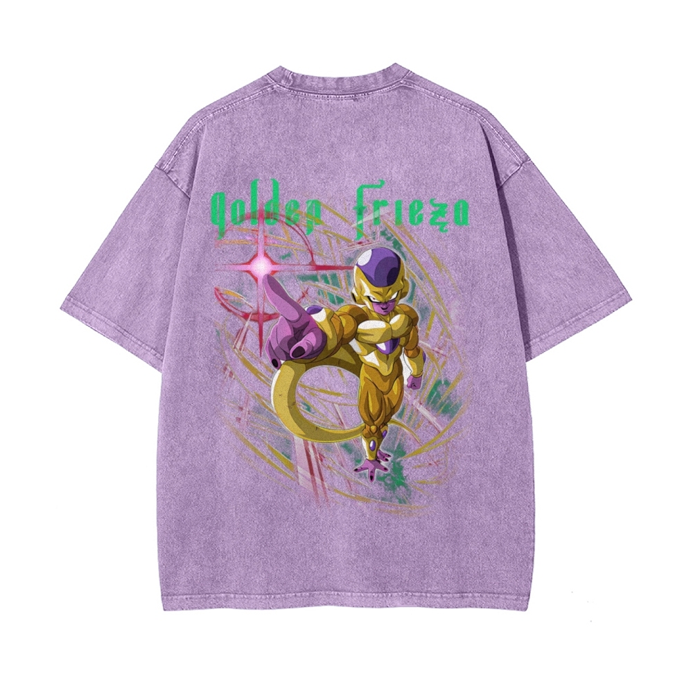 Golden Frieza Vintage Oversized T-Shirt | Dragon Ball Super-Teegamechanger