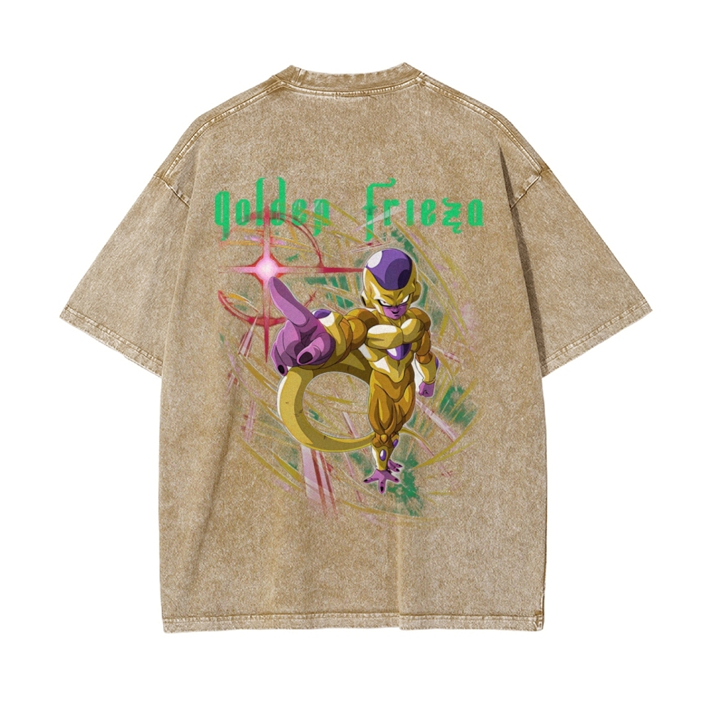 Golden Frieza Vintage Oversized T-Shirt | Dragon Ball Super-Teegamechanger