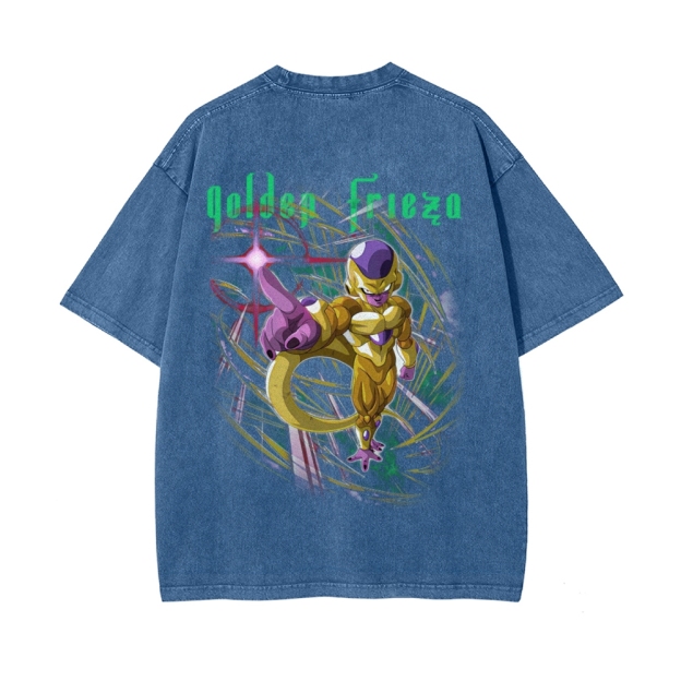 Golden Frieza Vintage Oversized T-Shirt | Dragon Ball Super-Teegamechanger