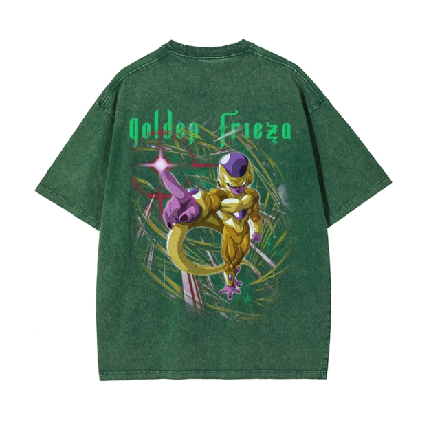 Golden Frieza Vintage Oversized T-Shirt | Dragon Ball Super-Teegamechanger
