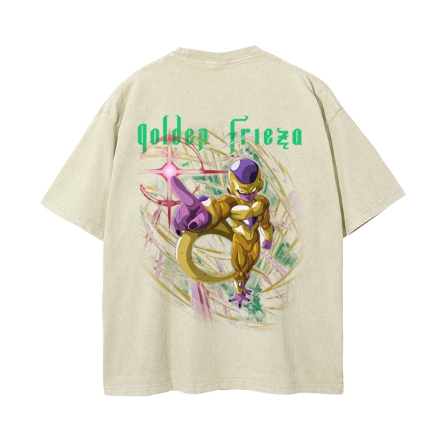 Golden Frieza Vintage Oversized T-Shirt | Dragon Ball Super-Teegamechanger