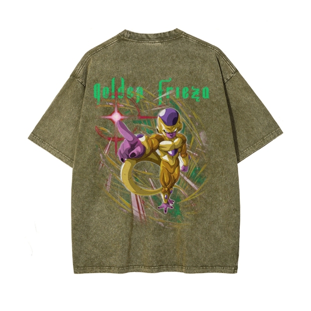 Golden Frieza Vintage Oversized T-Shirt | Dragon Ball Super-Teegamechanger