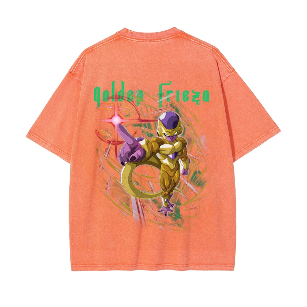 Golden Frieza Vintage Oversized T-Shirt | Dragon Ball Super-Teegamechanger