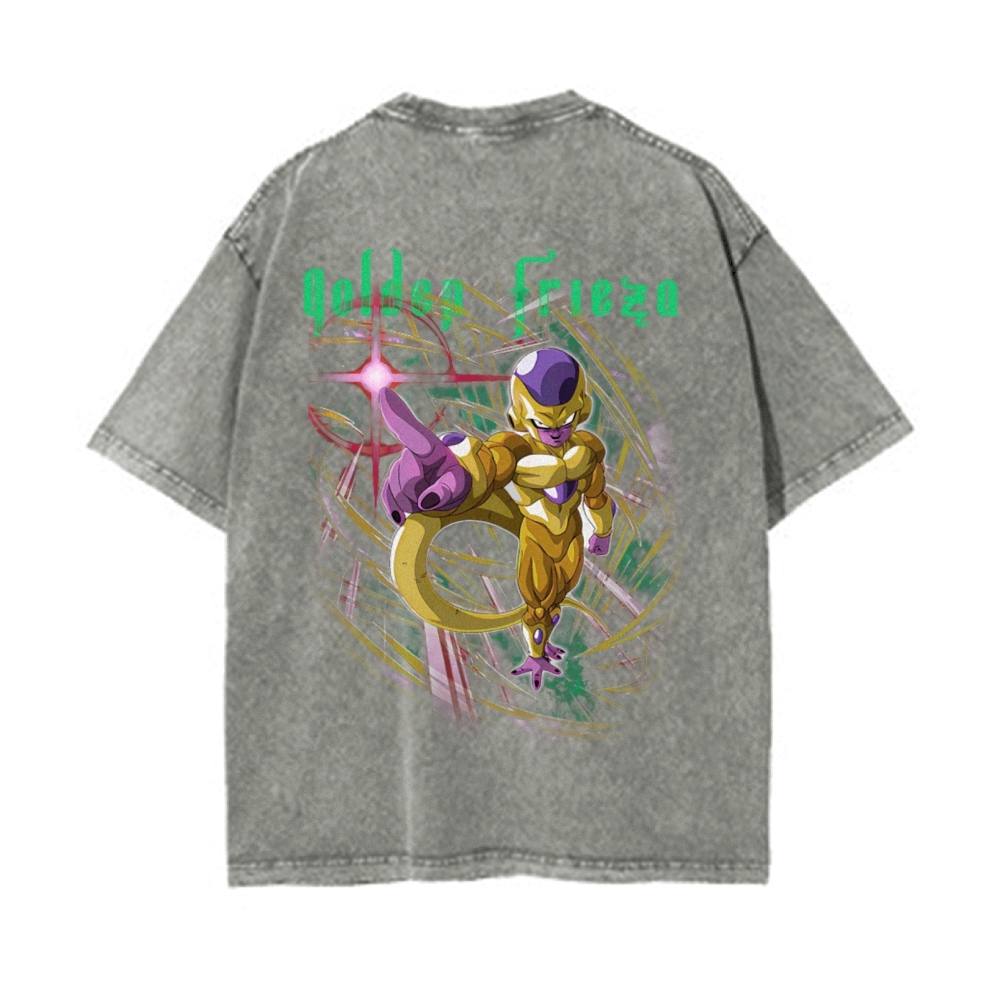 Golden Frieza Vintage Oversized T-Shirt | Dragon Ball Super-Teegamechanger
