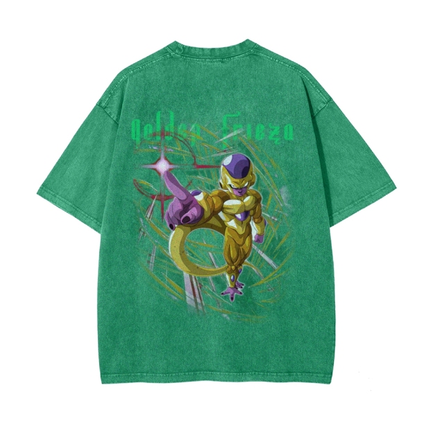 Golden Frieza Vintage Oversized T-Shirt | Dragon Ball Super-Teegamechanger