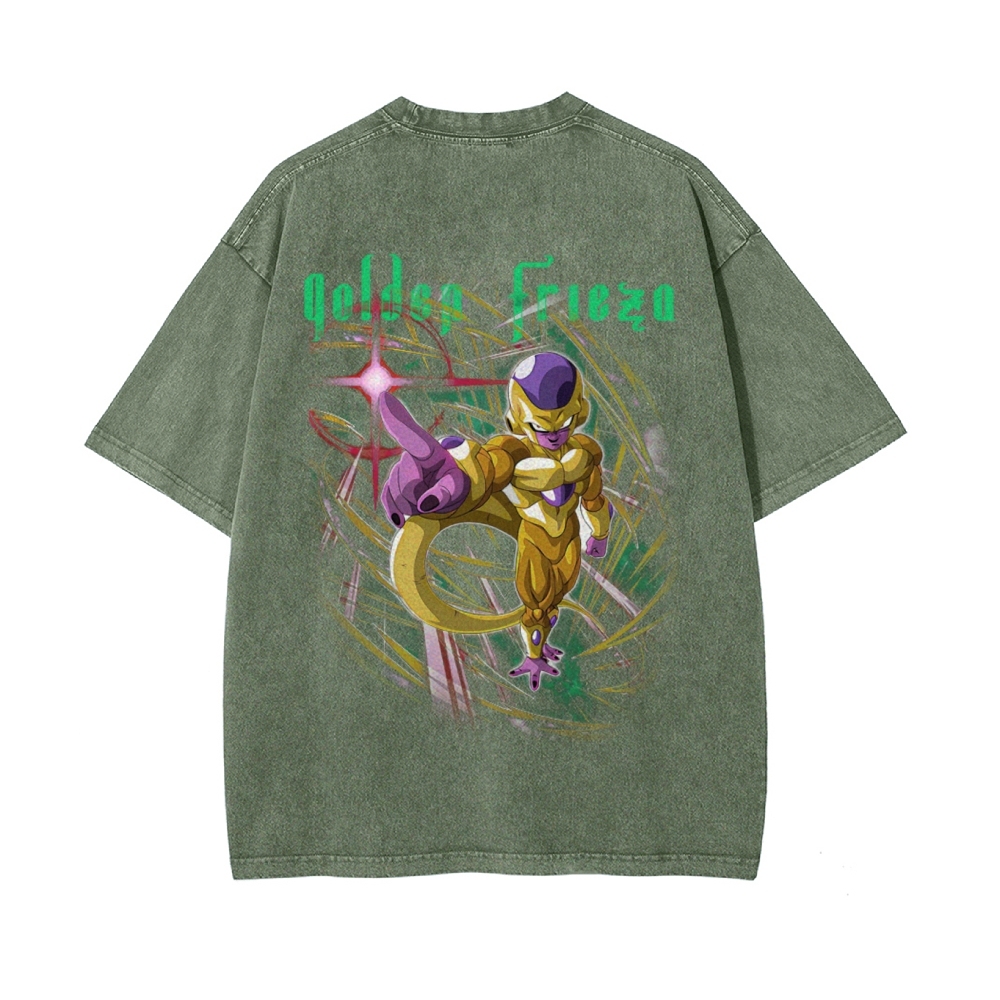 Golden Frieza Vintage Oversized T-Shirt | Dragon Ball Super-Teegamechanger