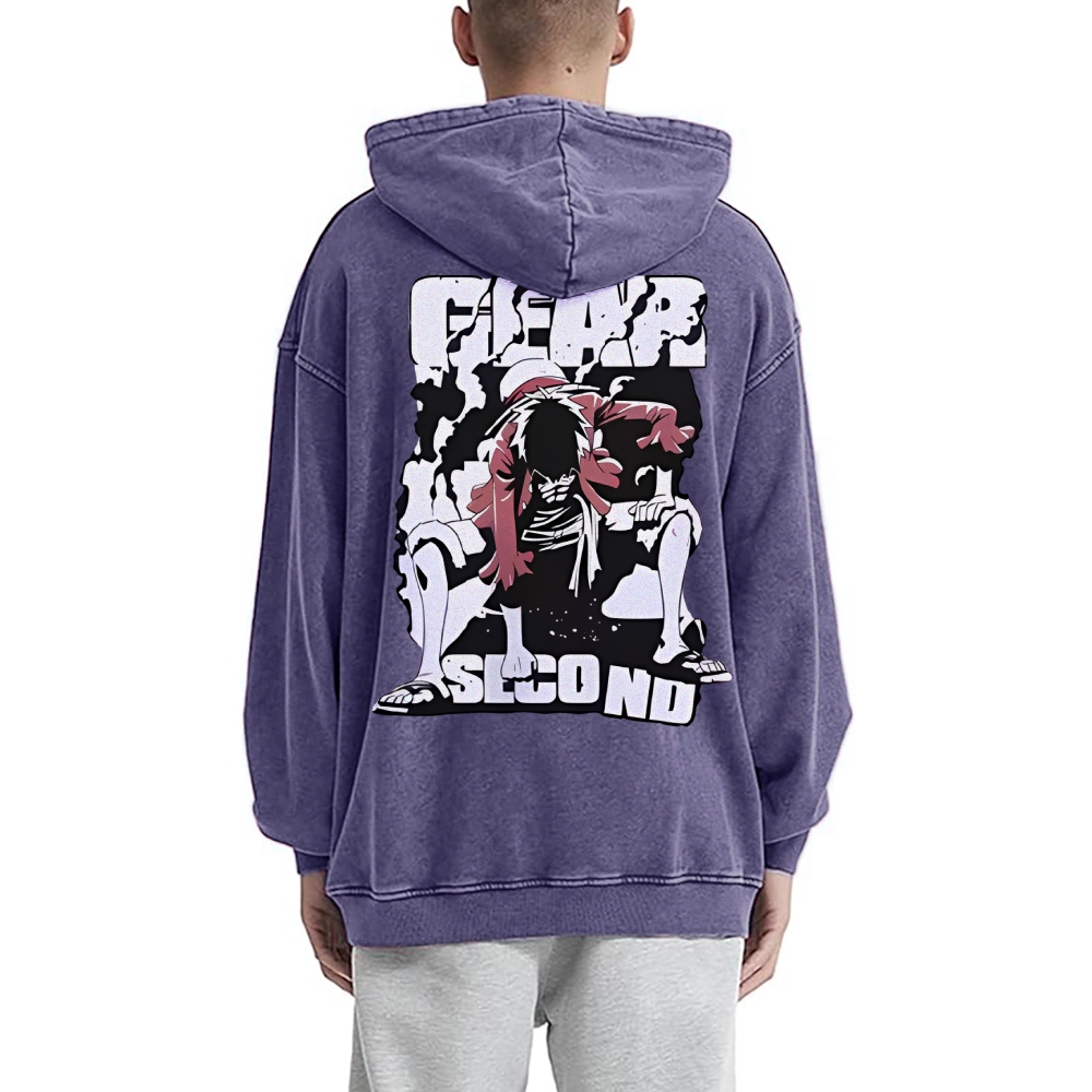 Luffy Vintage Hoodies | One Piece-Teegamechanger