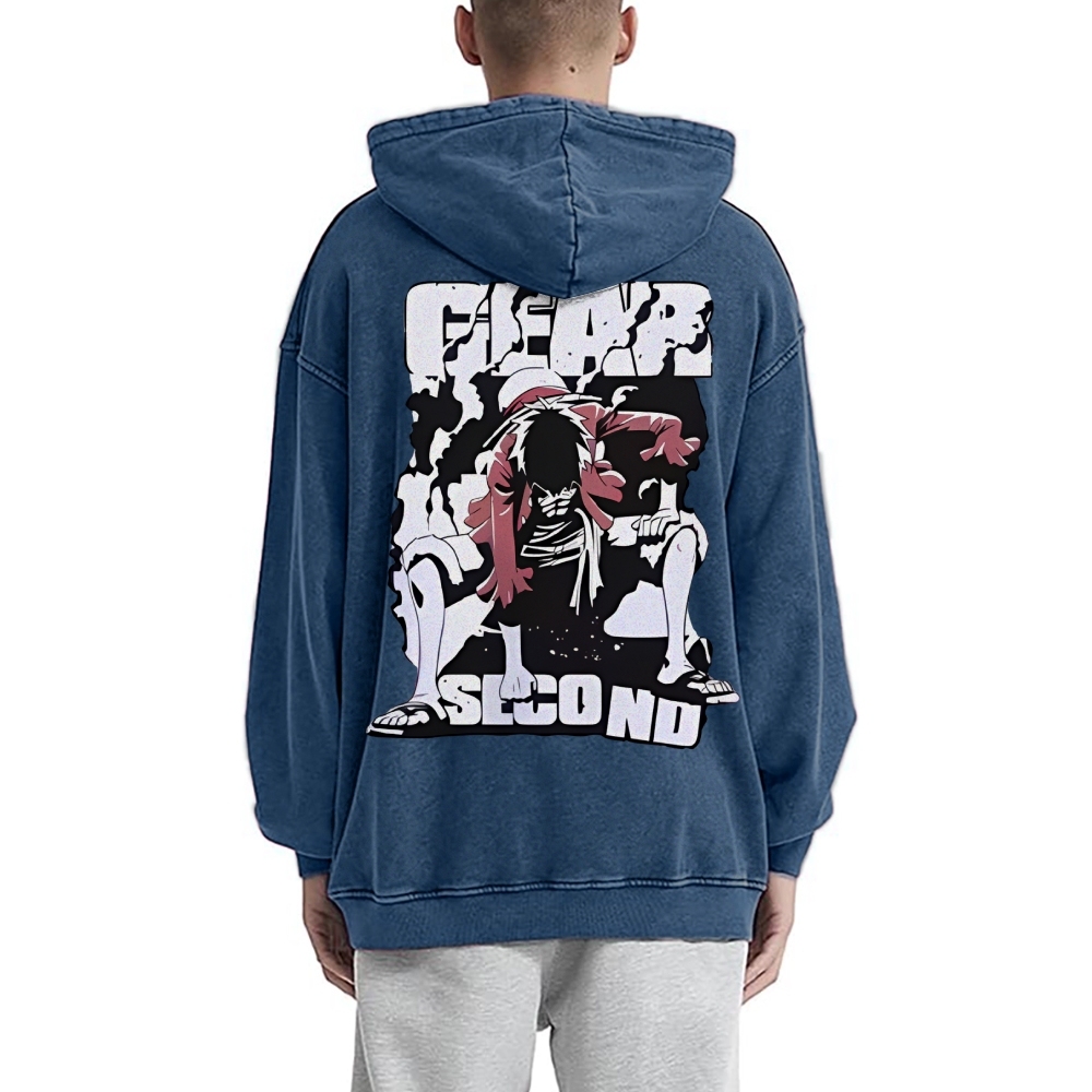 Luffy Vintage Hoodies | One Piece-Teegamechanger