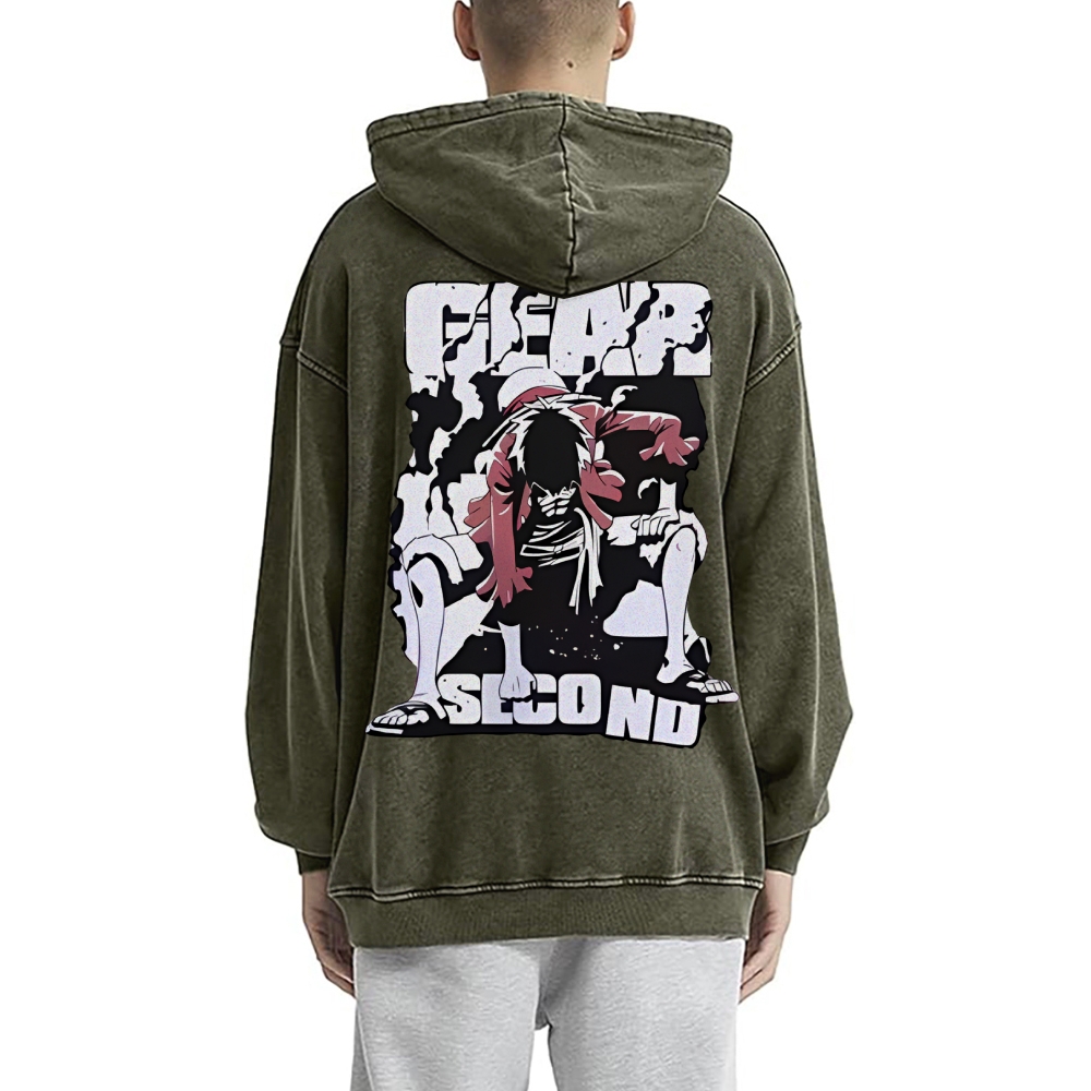 Luffy Vintage Hoodies | One Piece-Teegamechanger