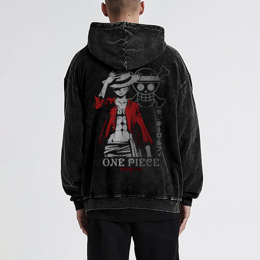 Luffy Vintage Hoodies | One Piece