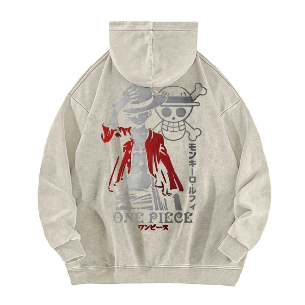 Luffy Vintage Hoodies | One Piece