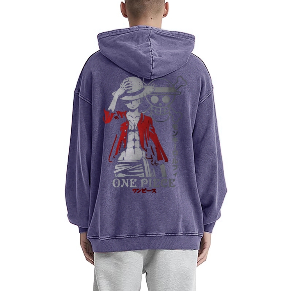 Luffy Vintage Hoodies | One Piece