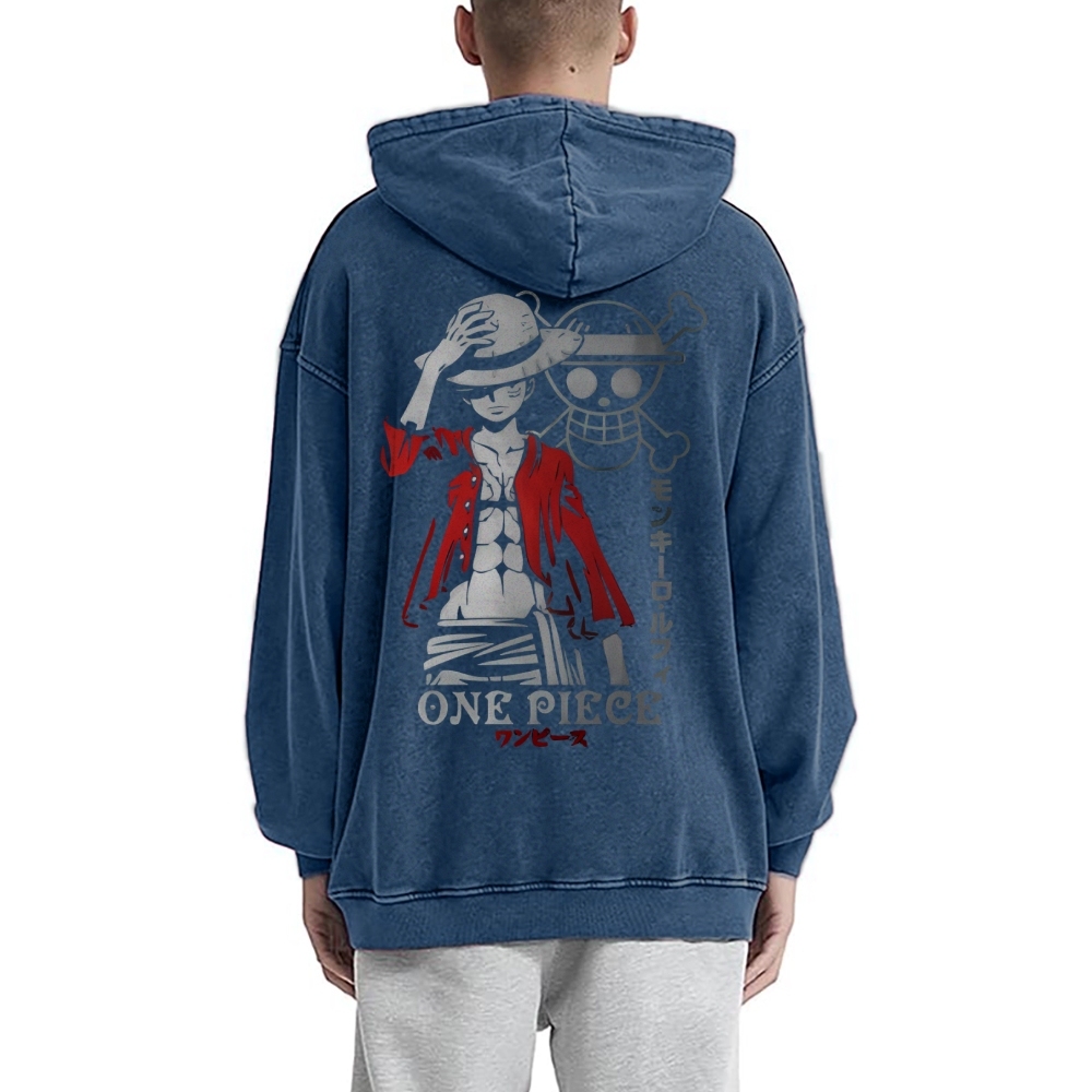 Luffy Vintage Hoodies | One Piece
