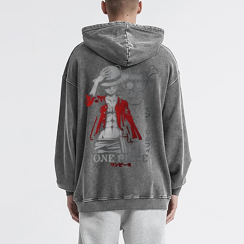 Luffy Vintage Hoodies | One Piece