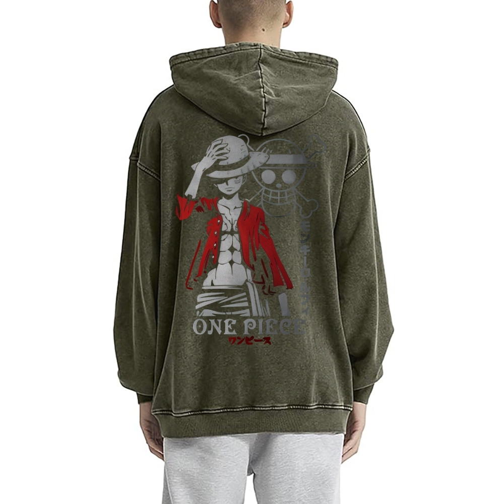 Luffy Vintage Hoodies | One Piece