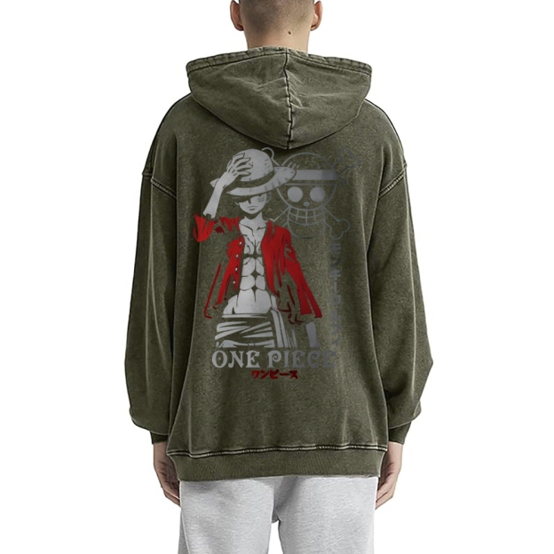 Luffy Vintage Hoodies | One Piece