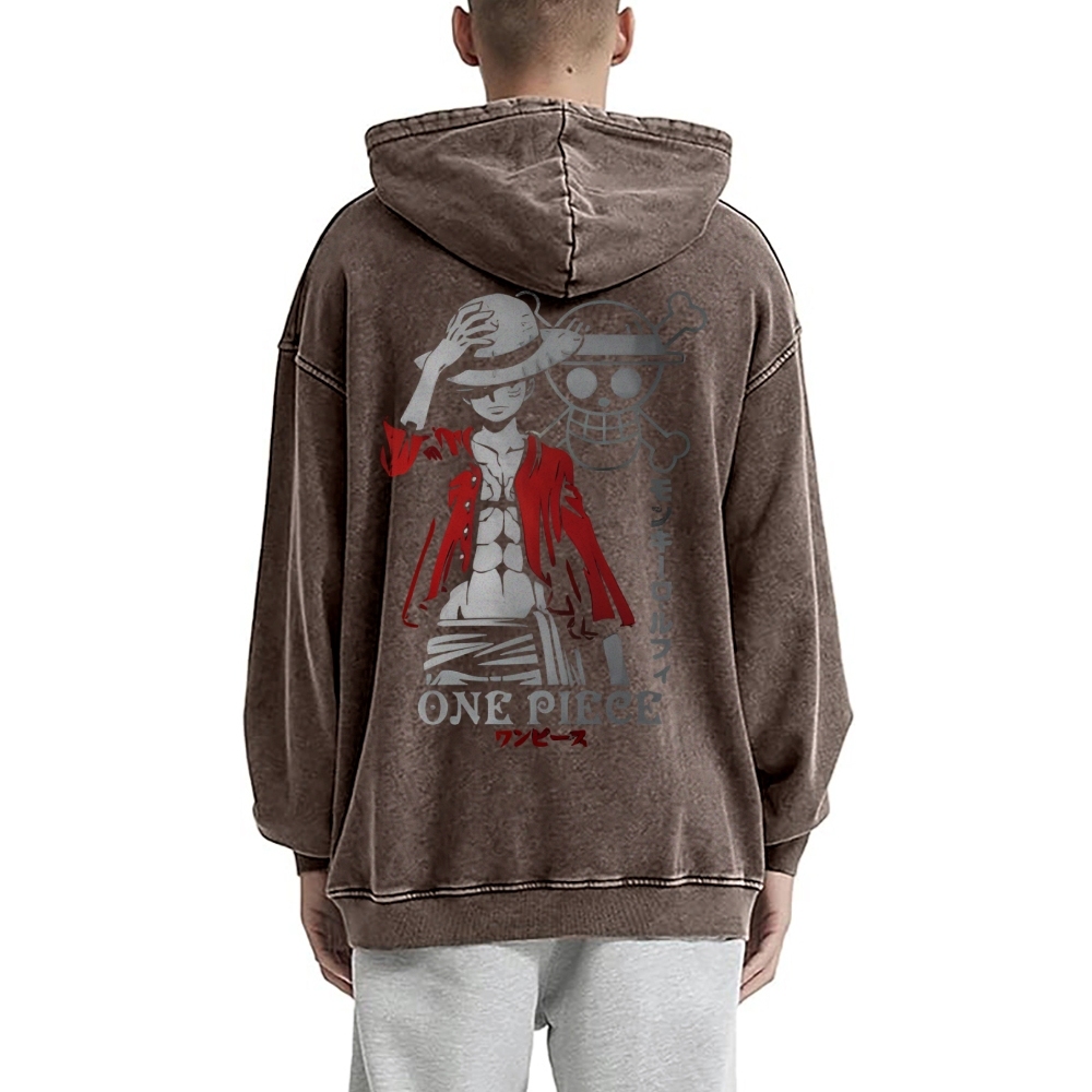 Luffy Vintage Hoodies | One Piece