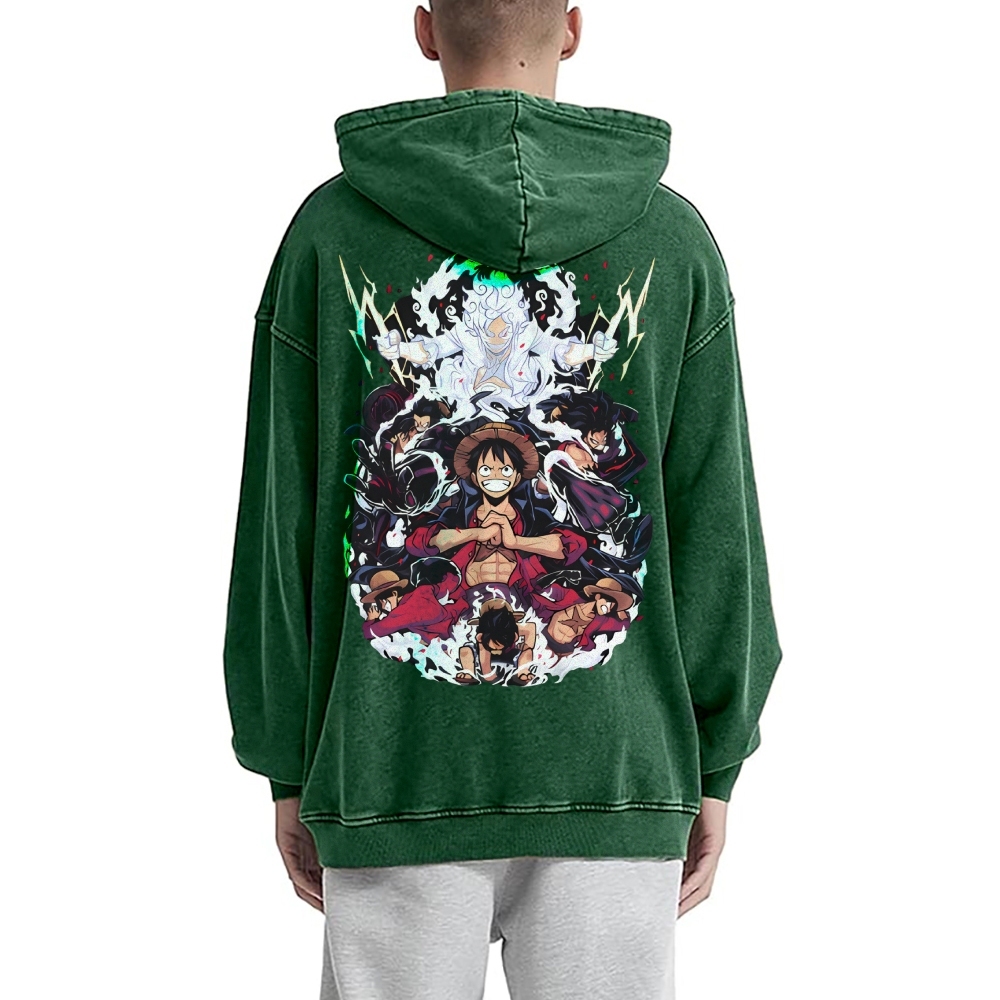 Luffy Vintage Hoodies | One Piece-Teegamechanger