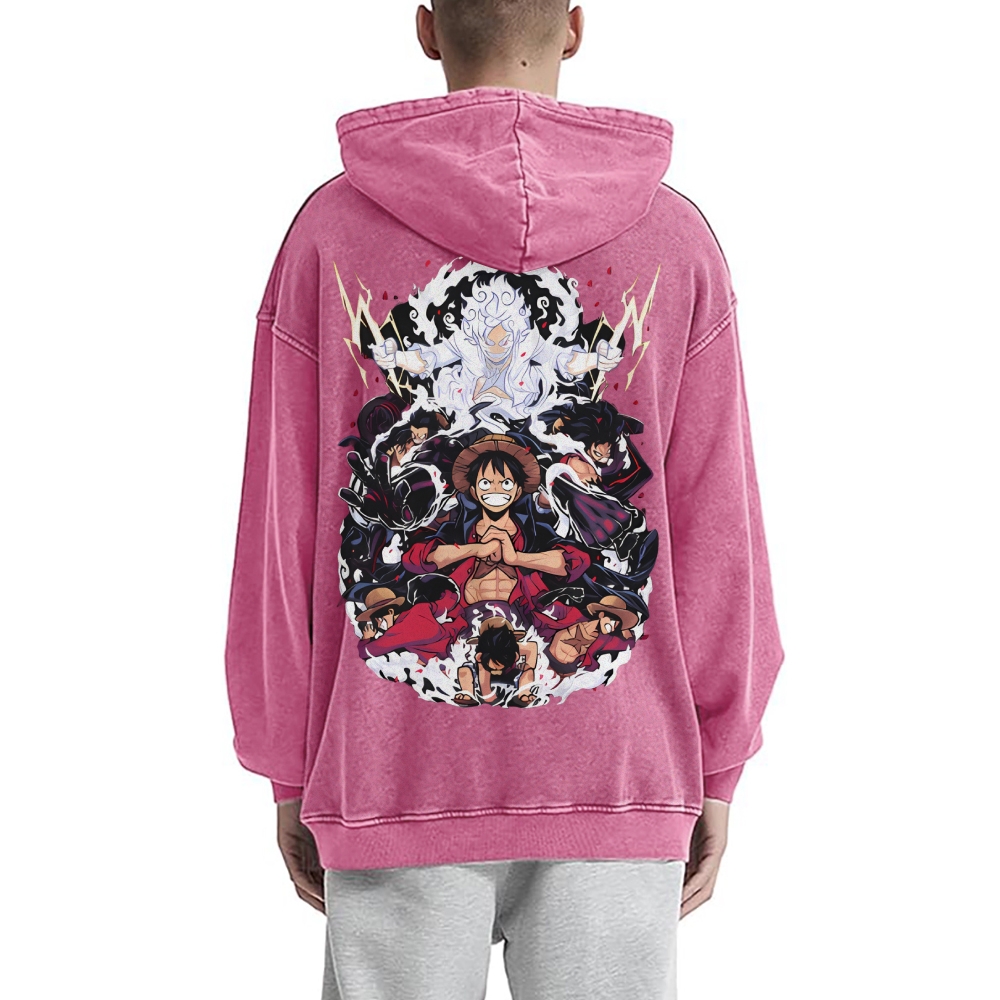 Luffy Vintage Hoodies | One Piece-Teegamechanger