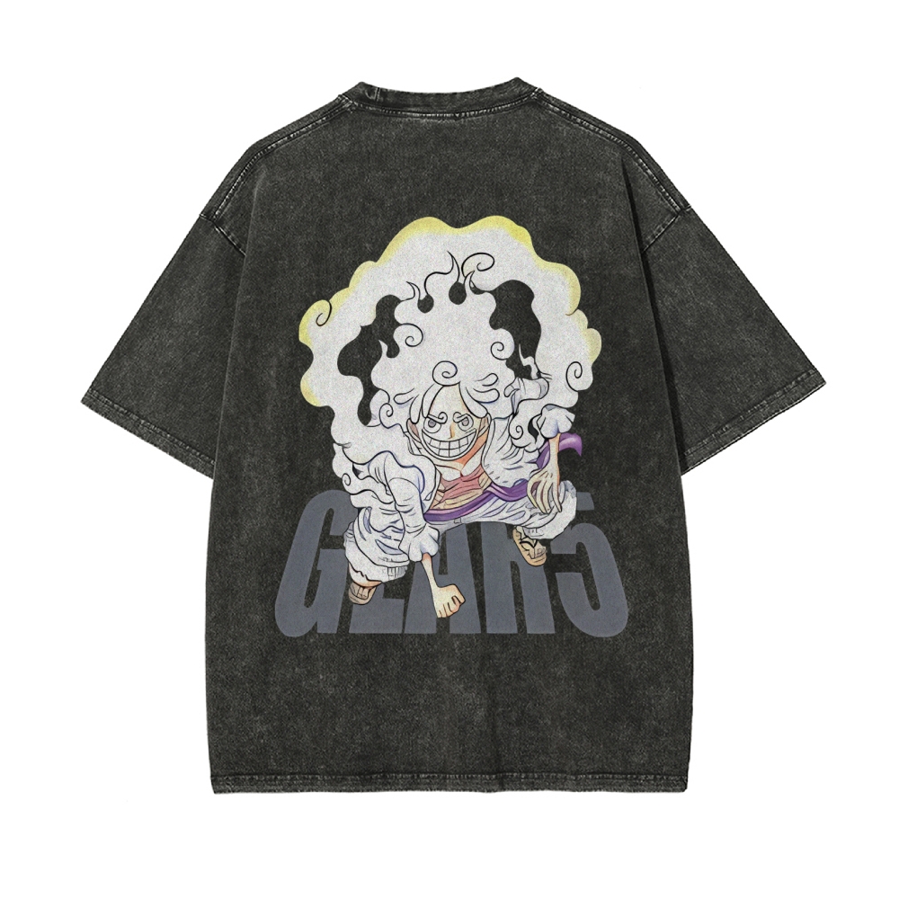 Luffy Vintage Oversized T-Shirt | One Piece
