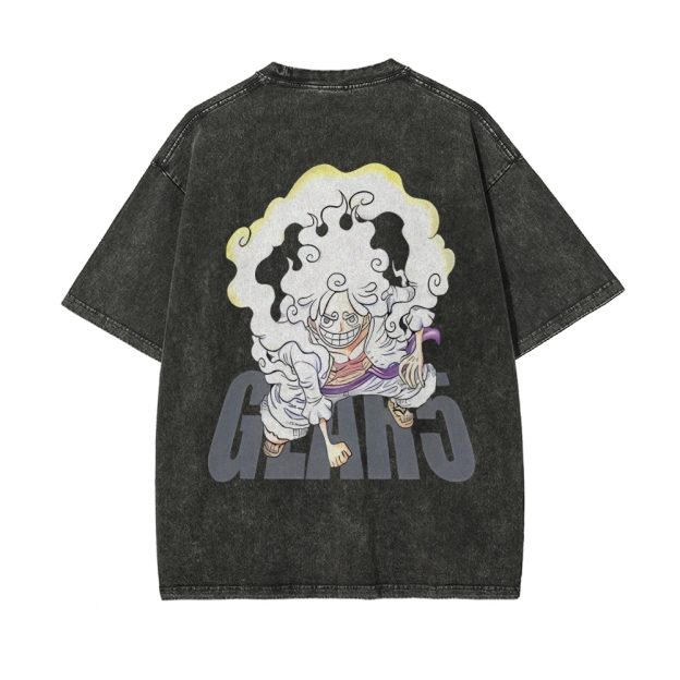 Luffy Vintage Oversized T-Shirt | One Piece