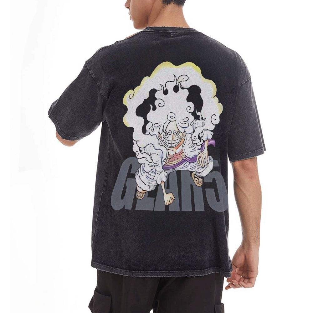 Luffy Vintage Oversized T-Shirt | One Piece