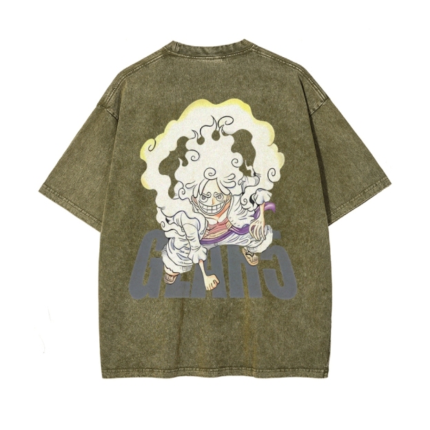 Luffy Vintage Oversized T-Shirt | One Piece
