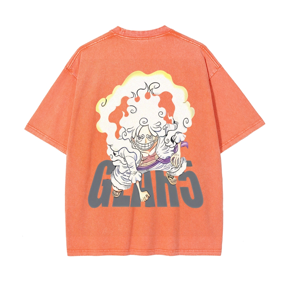 Luffy Vintage Oversized T-Shirt | One Piece