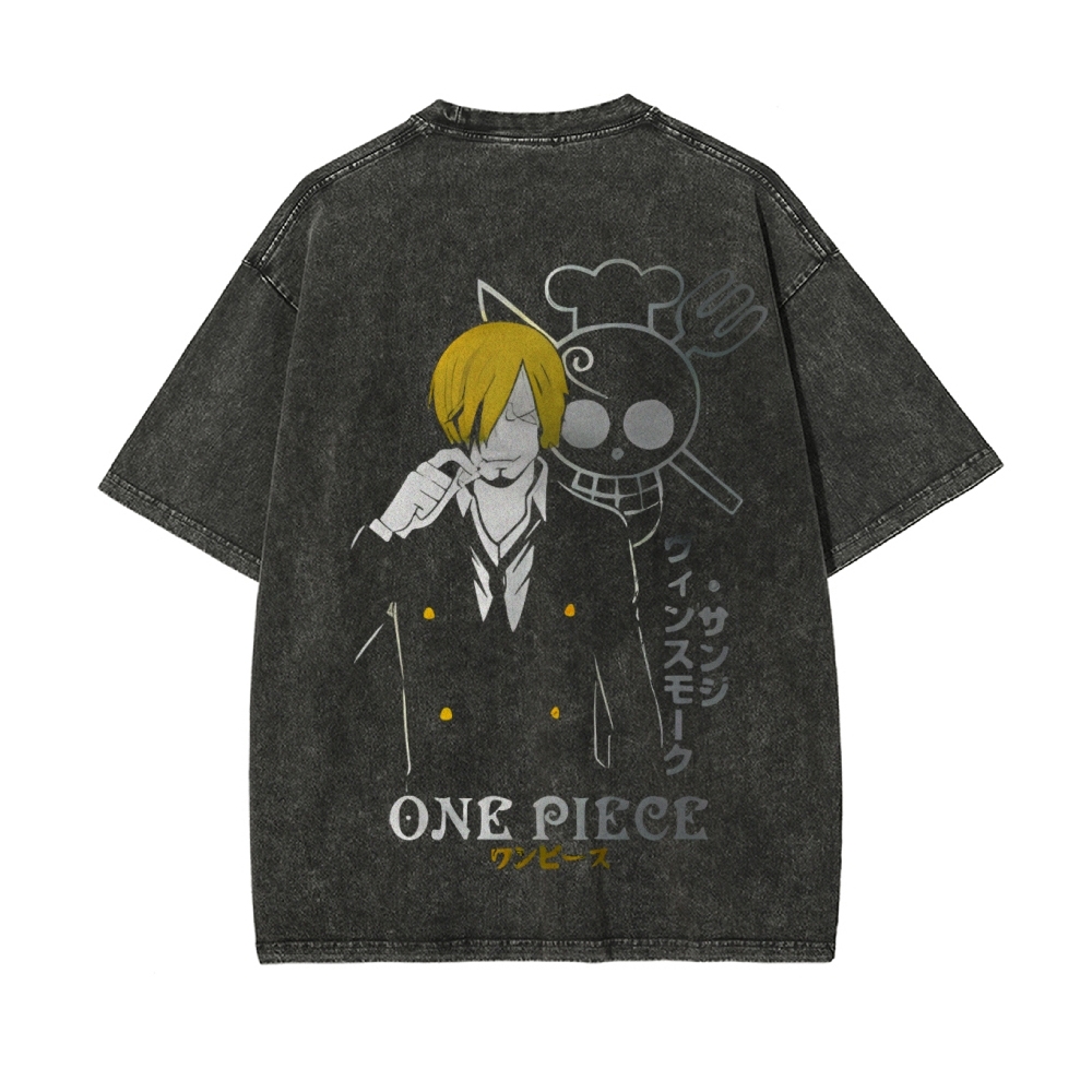 Sanji Vintage Oversized T-Shirt | One Piece-Teegamechanger