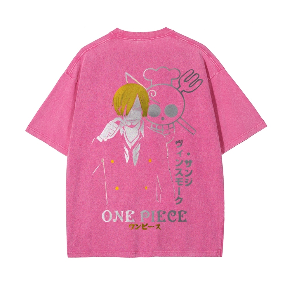 Sanji Vintage Oversized T-Shirt | One Piece-Teegamechanger