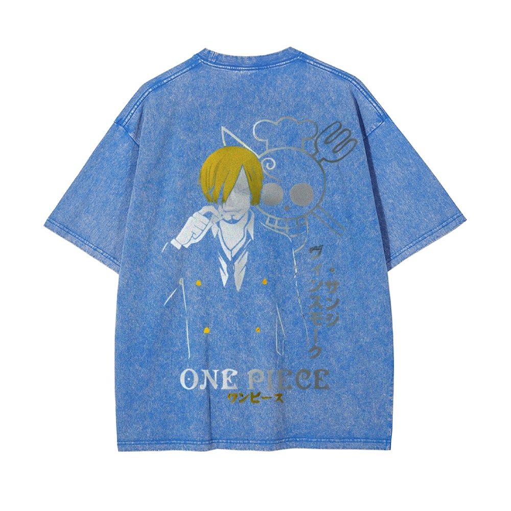 Sanji Vintage Oversized T-Shirt | One Piece-Teegamechanger