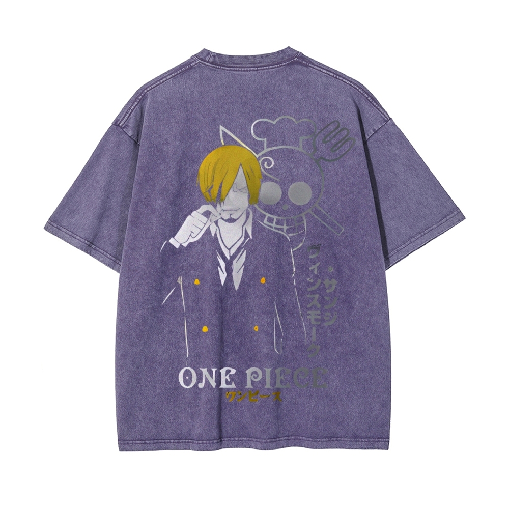 Sanji Vintage Oversized T-Shirt | One Piece-Teegamechanger