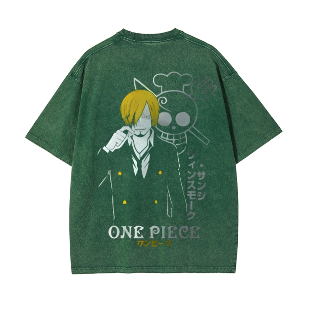 Sanji Vintage Oversized T-Shirt | One Piece-Teegamechanger