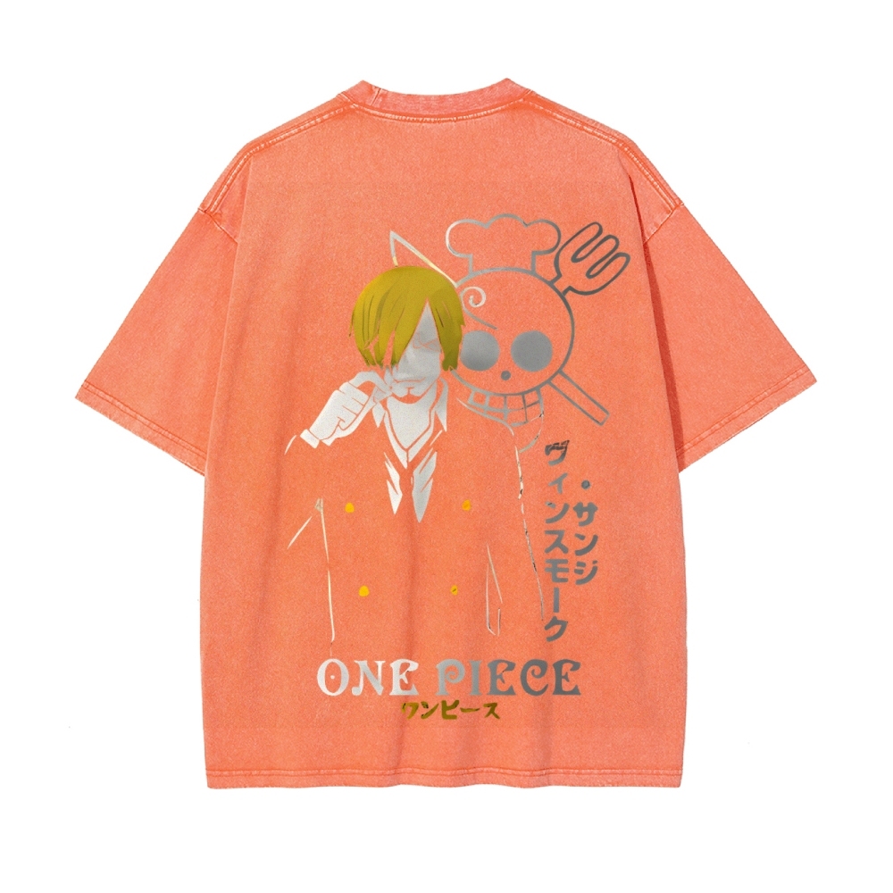 Sanji Vintage Oversized T-Shirt | One Piece-Teegamechanger