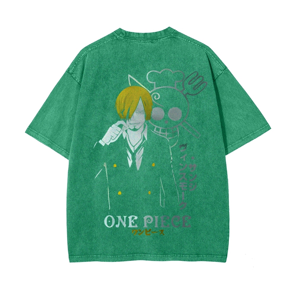 Sanji Vintage Oversized T-Shirt | One Piece-Teegamechanger