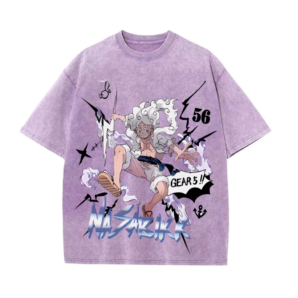Luffy Vintage Oversized T-Shirt | One Piece-Teegamechanger